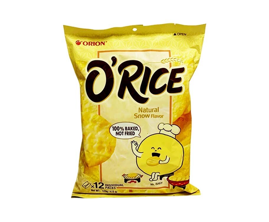 Orion O’Rice Natural Snow Flavor 12 Packs 129g