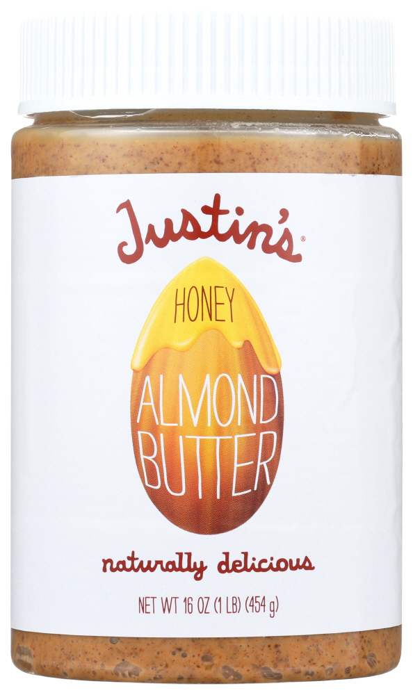 Justin's Honey Almond Butter 16 Oz Jar 6ct Case