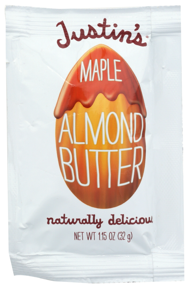 Justin's Almond Butter Squeeze Pack Maple, 1.15 Oz