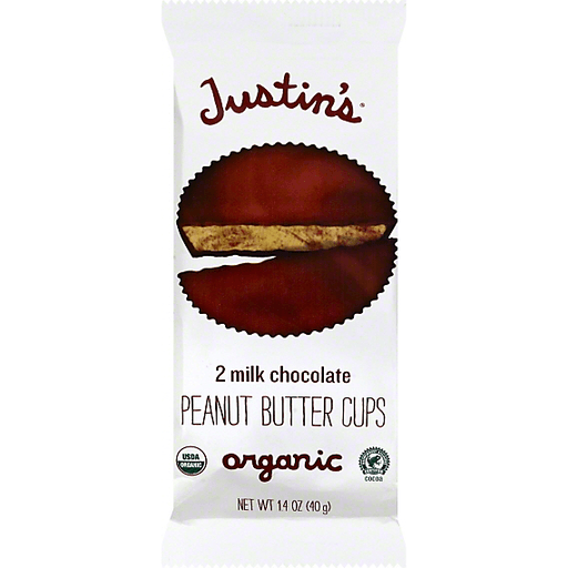 Justin's Organic Milk Chocolate Peanut Butter Cups 2ct