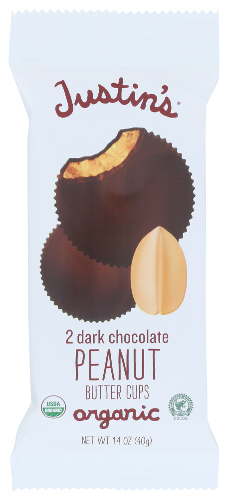 Justin's Dark Chocolate Peanut Butter Cups Organic