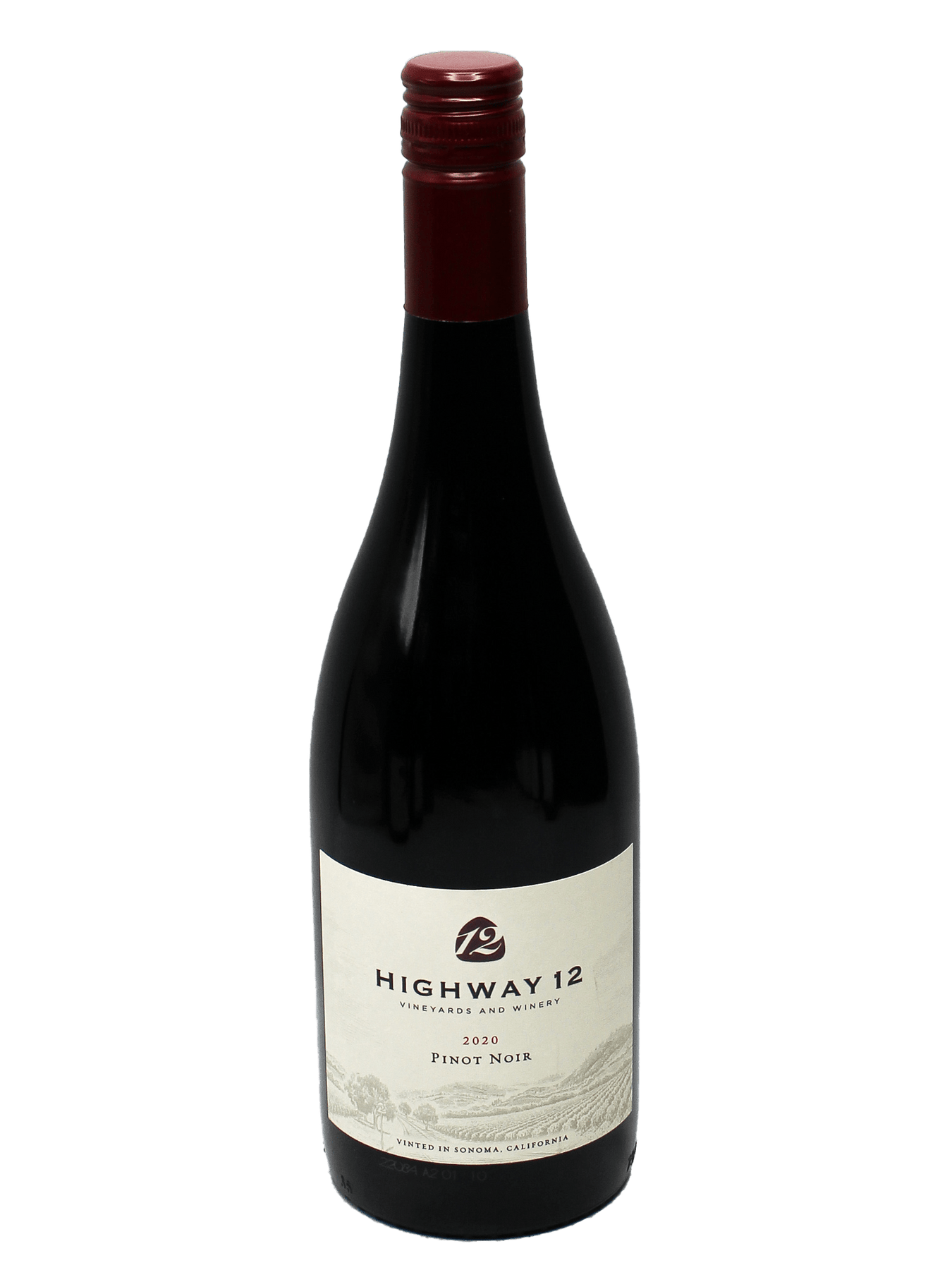 Highway 12 Bottle Case California Pinot Noir 2021 W/ Shipping