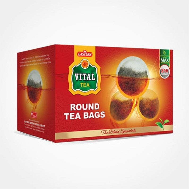 Vital Tea Round Bags - 216 Pcs