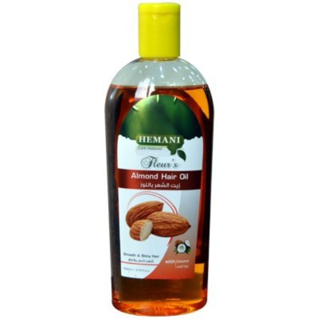Hemani Almond Hair Oil Bottle 200ml