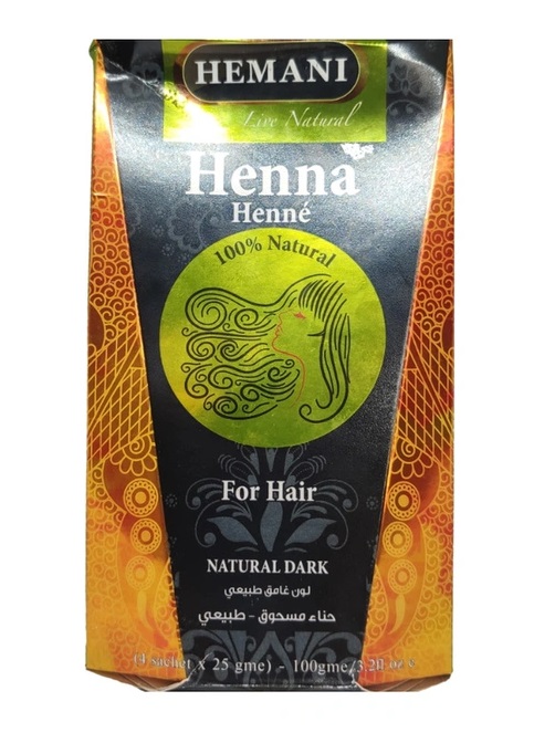 Hemani Henné Pour Cheveux 100% Naturel - Noir - Henna Natural Dark
