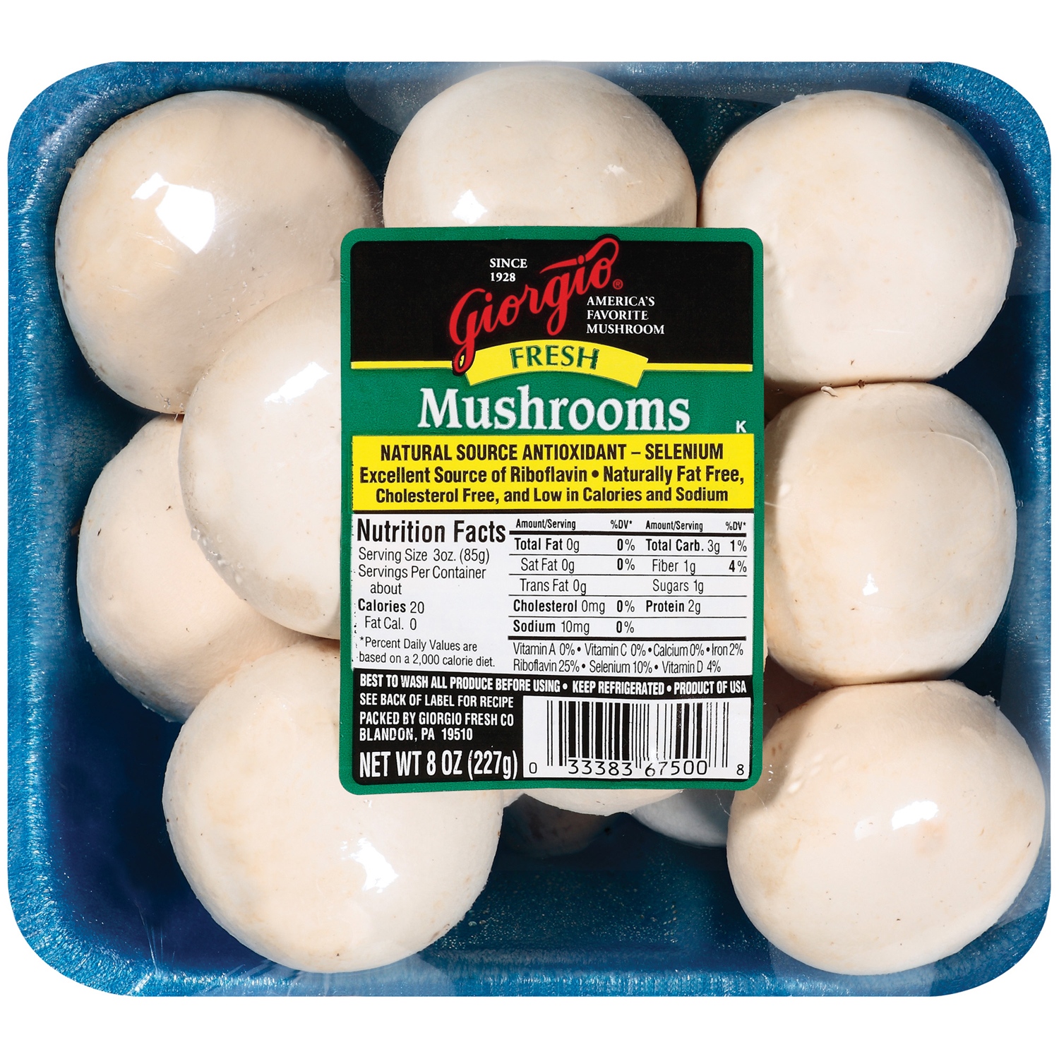 Green Giant Giorgio/pennsylvania Dutchman Fresh Mushrooms