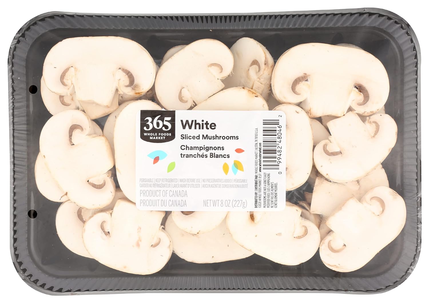 365 Everyday Value By Whole Foods Market, White Sliced Mushrooms, 8 Ounce