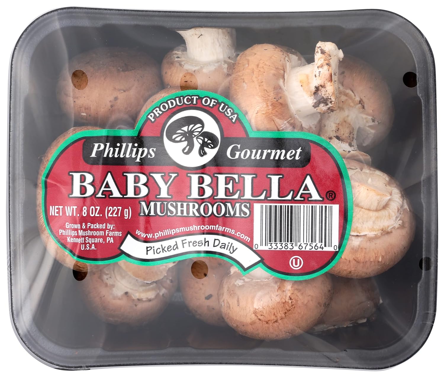 Produce Aisle 365 By Whole Foods Market, Mushroom Baby Bella, 8 Ounce
