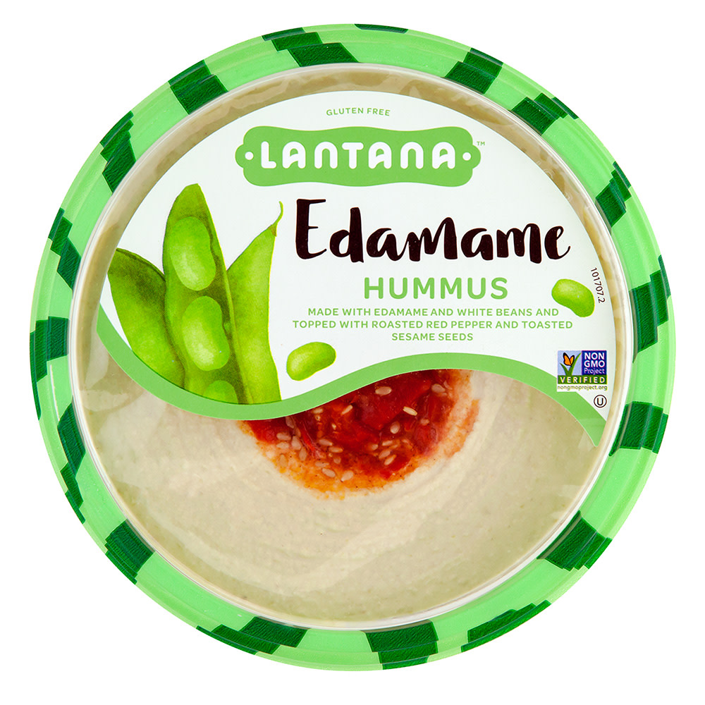 Lantana Edamame Red Pepper Hummus