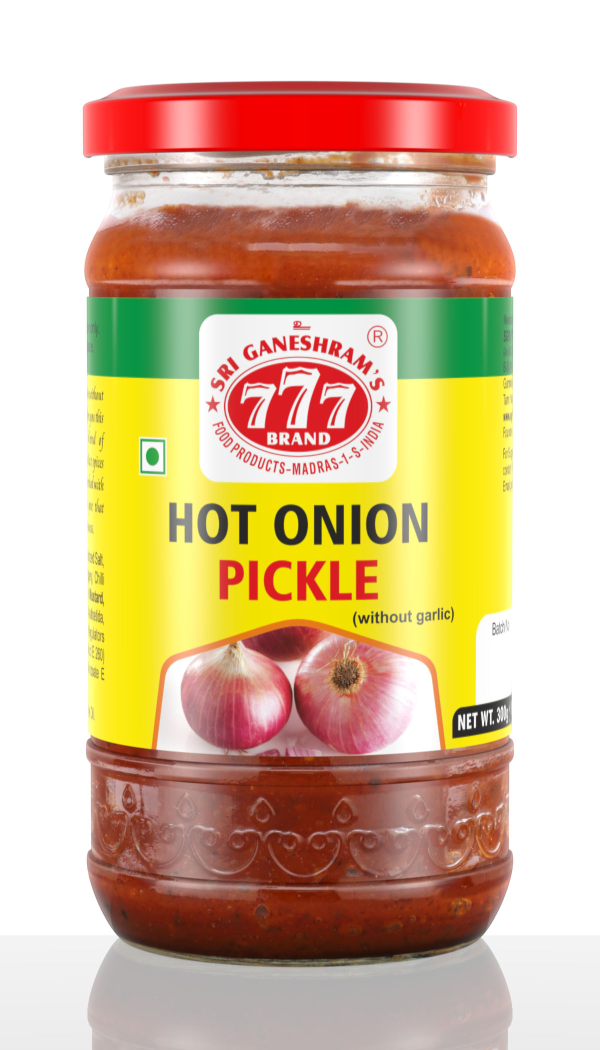 777 Hot Onion Pickle 300g
