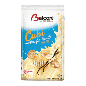 Balconi Cubi Vanilla Wafer 8.8 Oz Bag