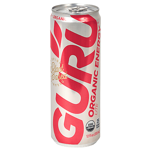 Guru Energy Drink, Organic, Lite 12 Fl Oz