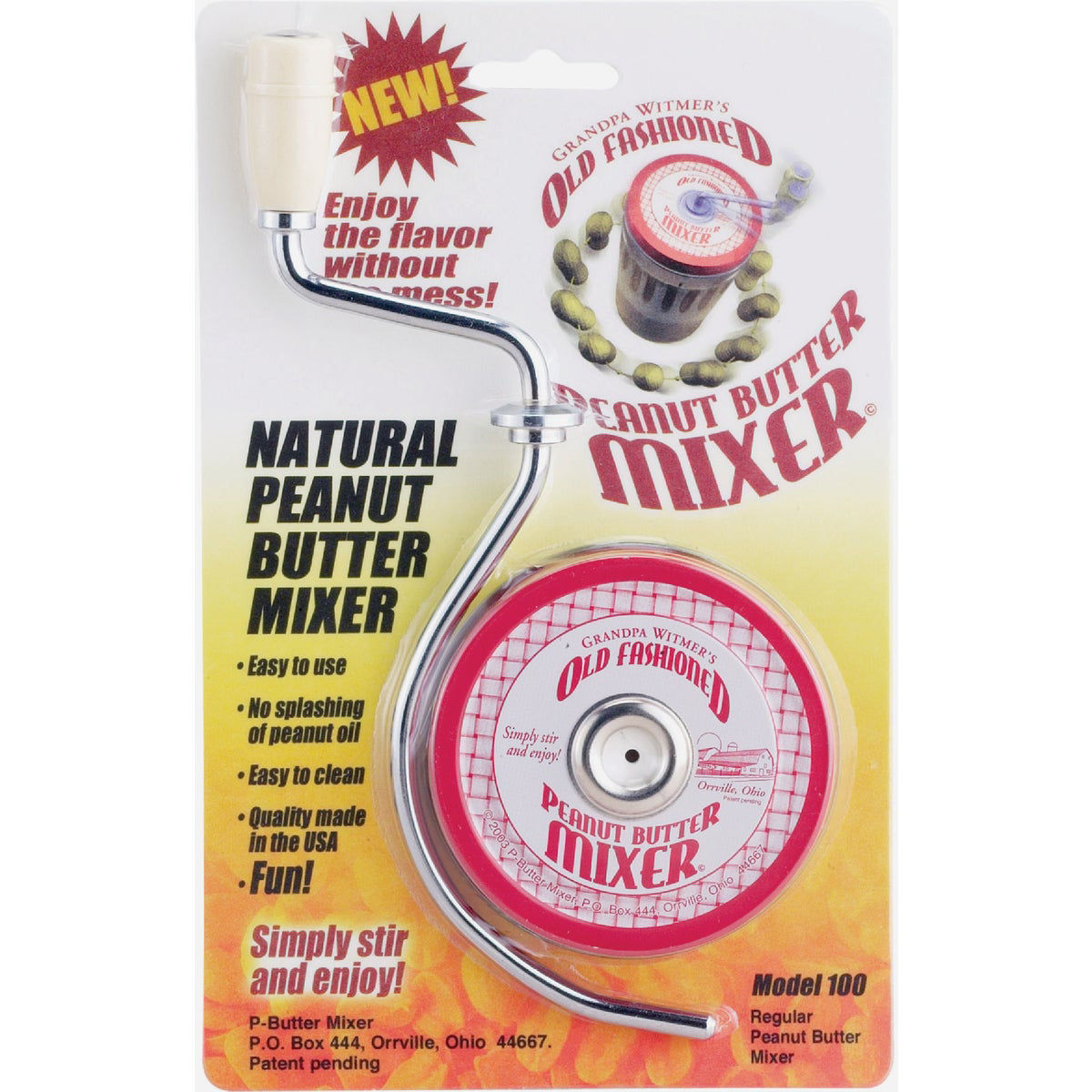 Harold Imports Hi Natural Peanut Butter Hand Mixer