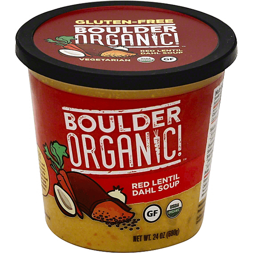 Boulder Organic Soup, Red Lentil Dahl