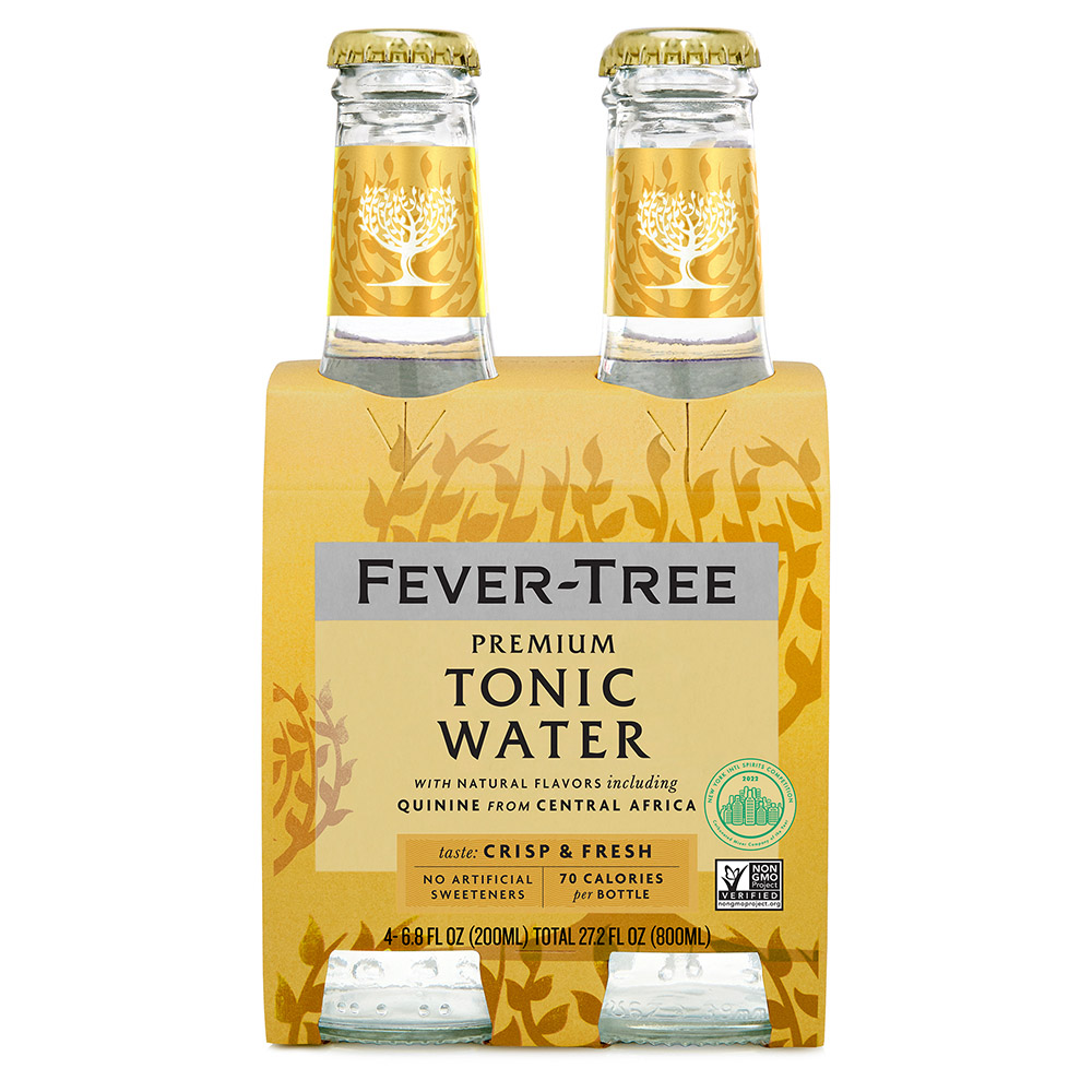 Fever Tree Premium Indian Tonic Water Bottles - 4pk/6.8 Fl Oz