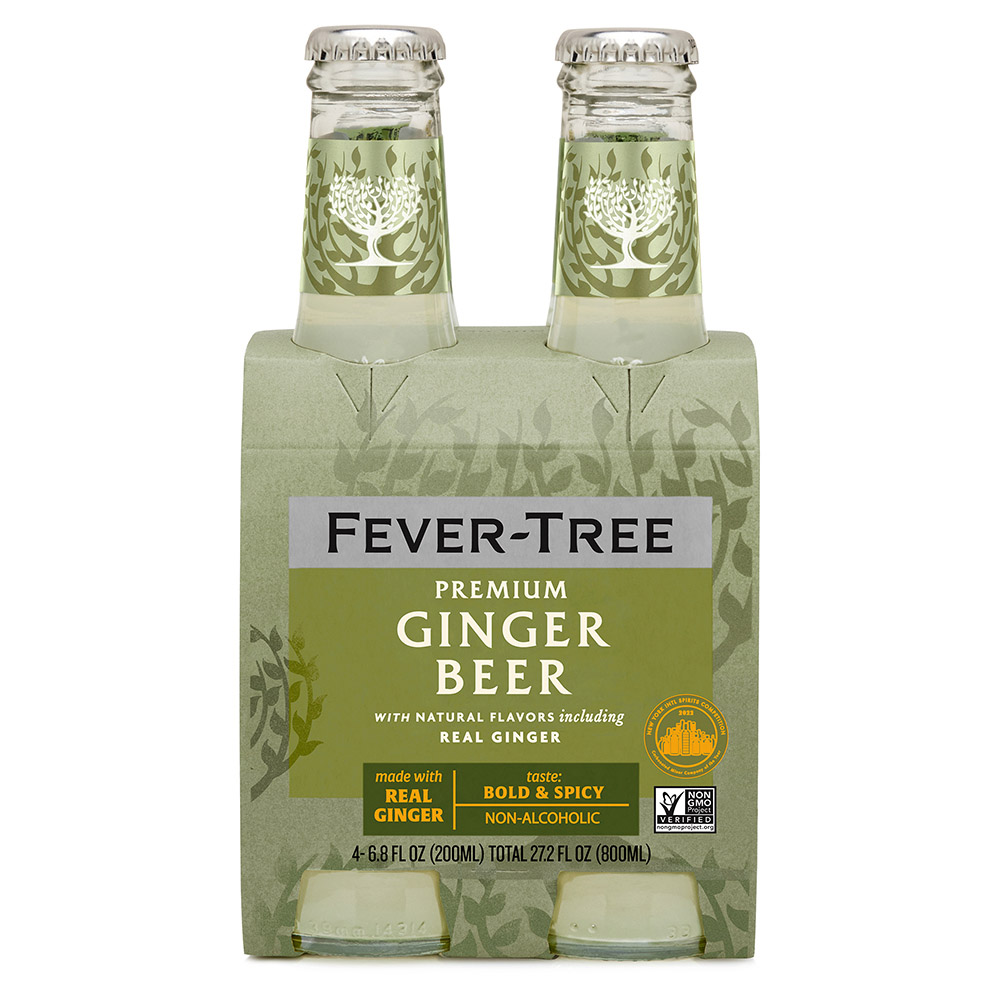 Fever-Tree Premium Ginger Beer Bottles - 4pk/6.8 Fl Oz