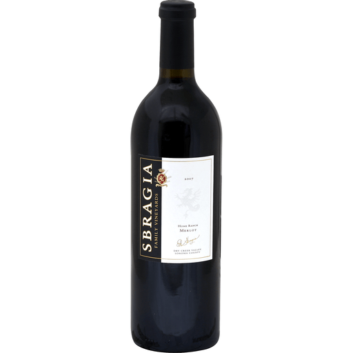 Sbragia Home Ranch Merlot, Dry Creek Valley, Sonoma County, 2007