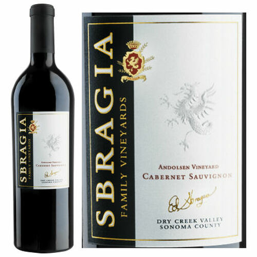 Sbragia Family Andolsen Vineyard Dry Creek Cabernet 2013 Rated 91WE