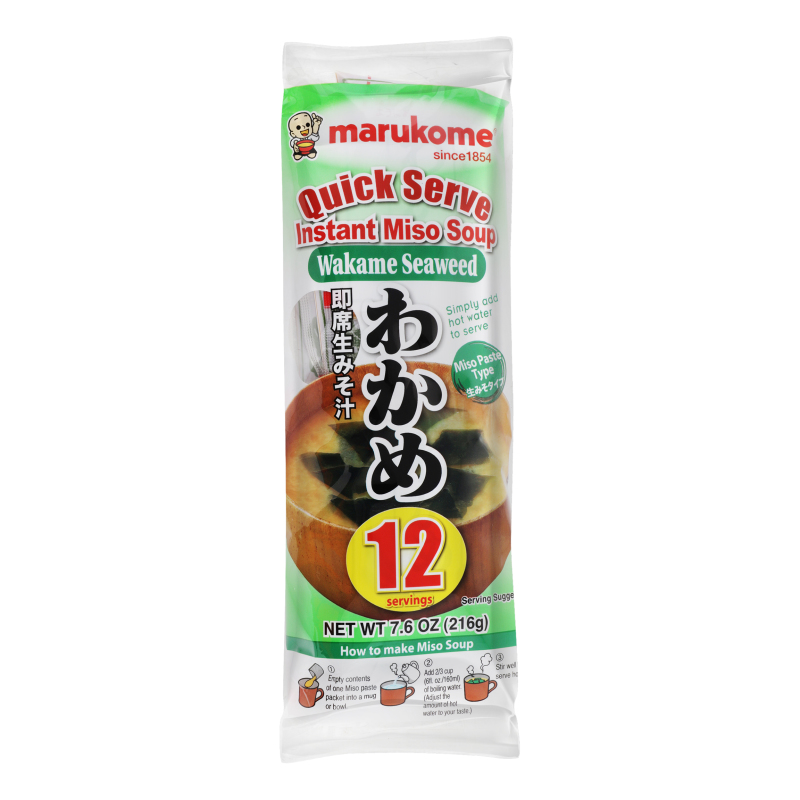 Marukome Instant Miso Nama Wakame Soup