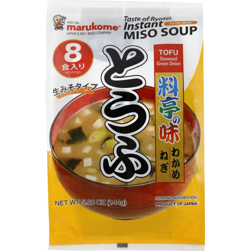 Marukome Soup, Miso, Instant Paste Style, Tofu Seaweed Green Onion