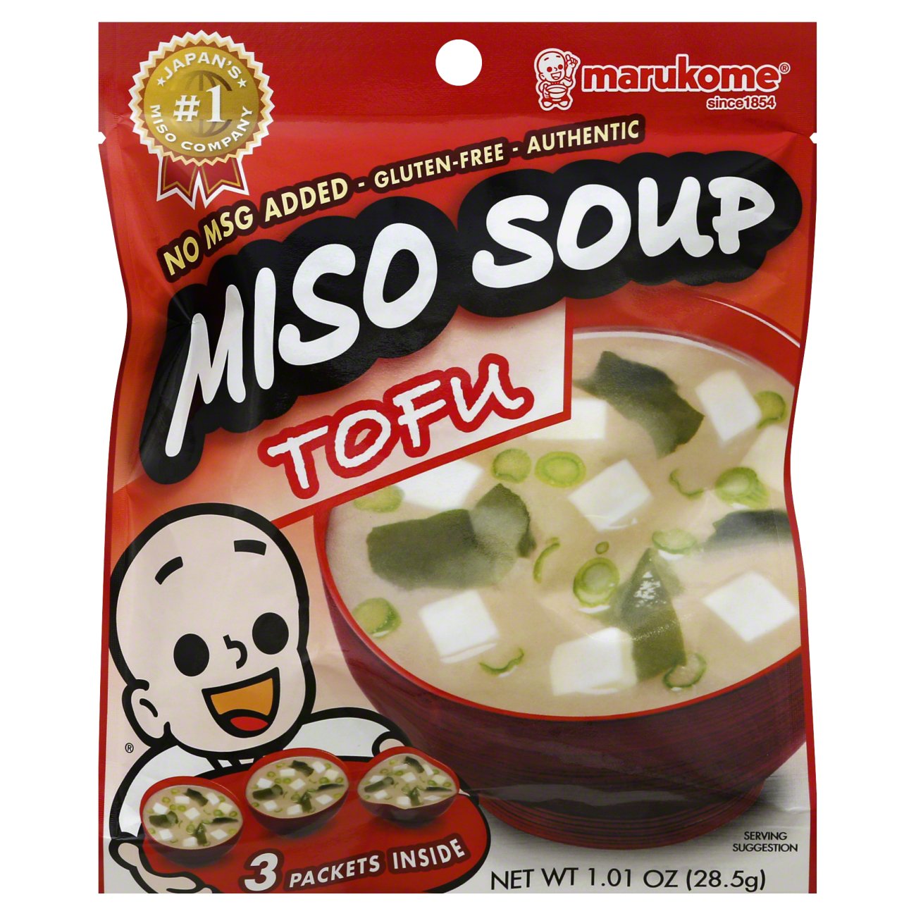 Marukome Miso Soup Tofu 1.01 Oz