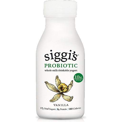 Siggi's Yogurt, Drinkable, Whole Milk, Swedish Style Filmjolk, Vanilla