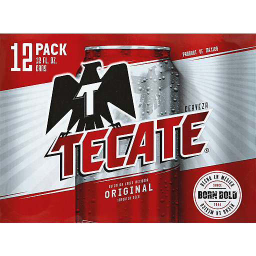 Tecate Original Mexican Lager Beer - 12pk/12 Fl Oz Cans