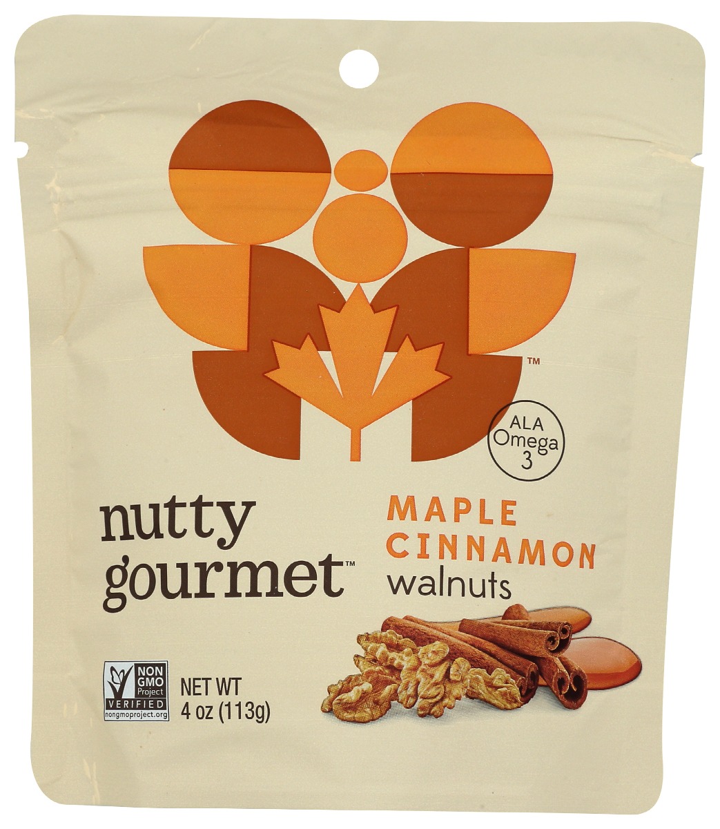 Gourmet, Nutty, The Nut Maple Cinnamon Walnut, 4 Oz