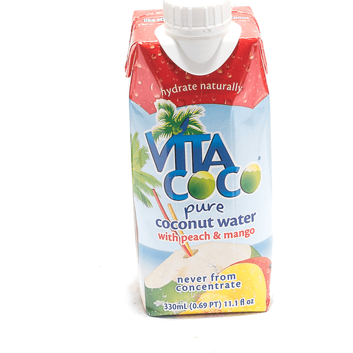 Vita Coco Pure Coconut Water With Peach & Mango - 11.1 Oz