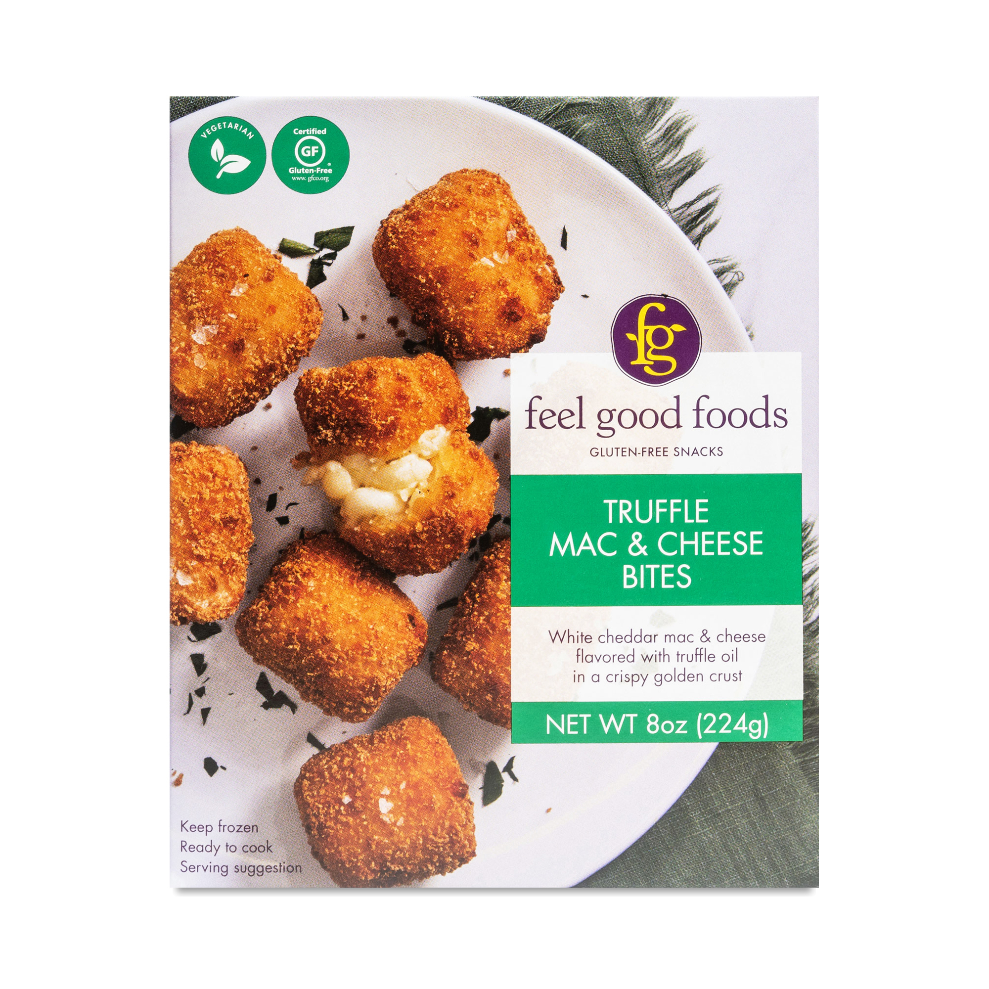 Feel Good Foods Mac & Cheese Truffle Bites 8 Oz Box