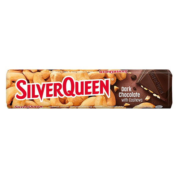 Silver Queen Chocolate Bar (Dark Chocolate With Cashew) - 2.3oz