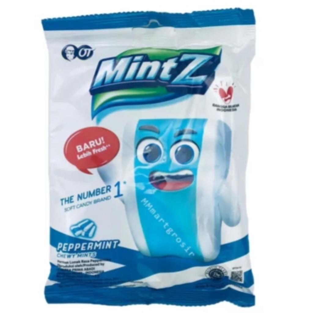 Mintz Chewy Candy Peppermint, 99 Gram