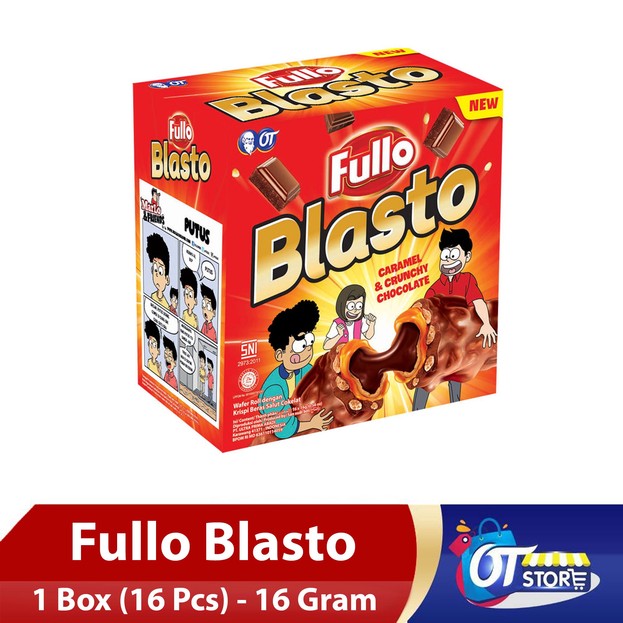 Fullo Blasto Coklat [16 Pcs/16 G]