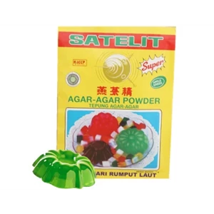 Super Satellite Agar Powder Green Color 7 Gr X 12 Packs Per Carton Containing 24 Boxes (08992705042022)