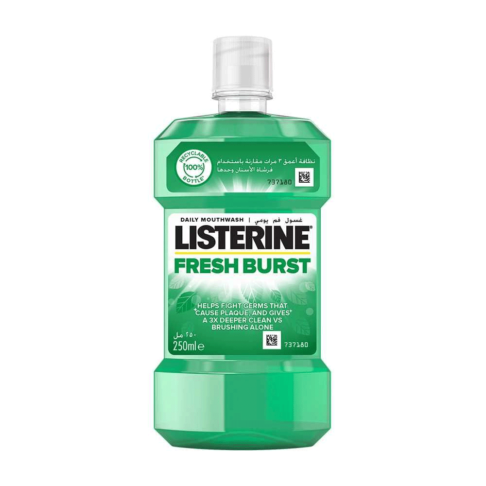 Listerine Mouthwash Fresh Burst 250ml /12