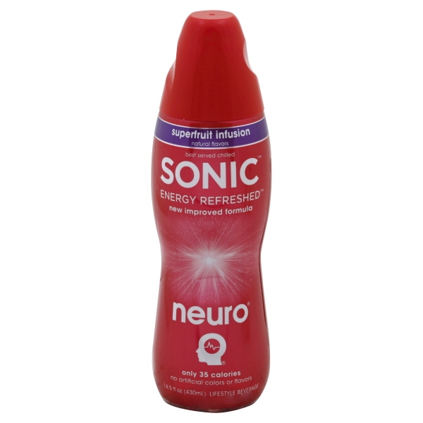 Neuro Sonic Energy Refreshed Superfruit Infusion Lifestyle Beverage 14.5 Fl Oz