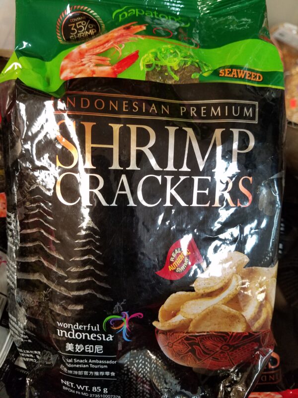 Papatonk Shrimp Crackers Seaweed Flavor