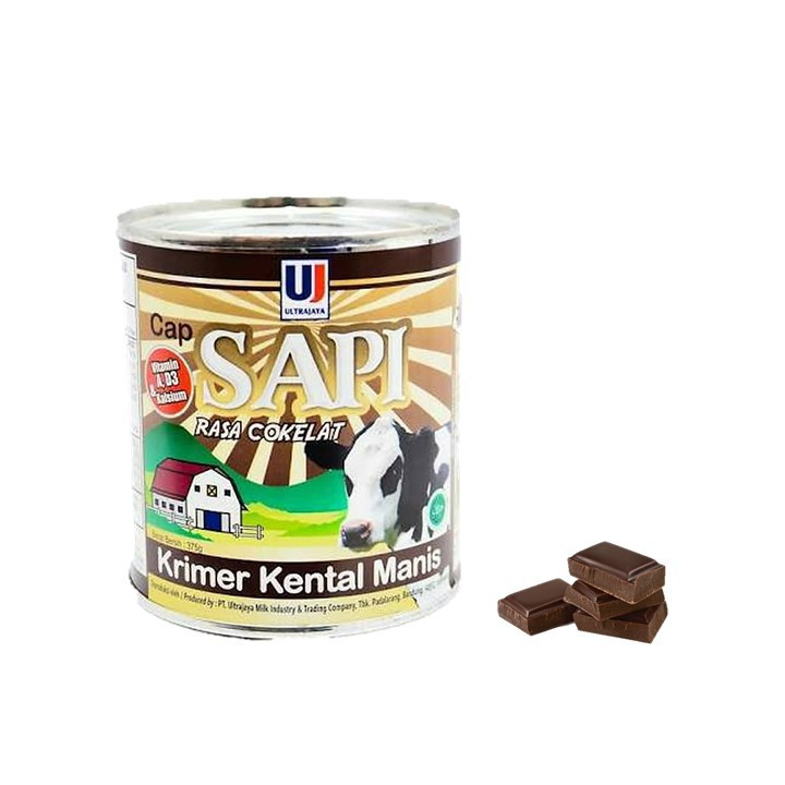 Cap Sapi Krimer Kental Manis Choco Can 375 Gr