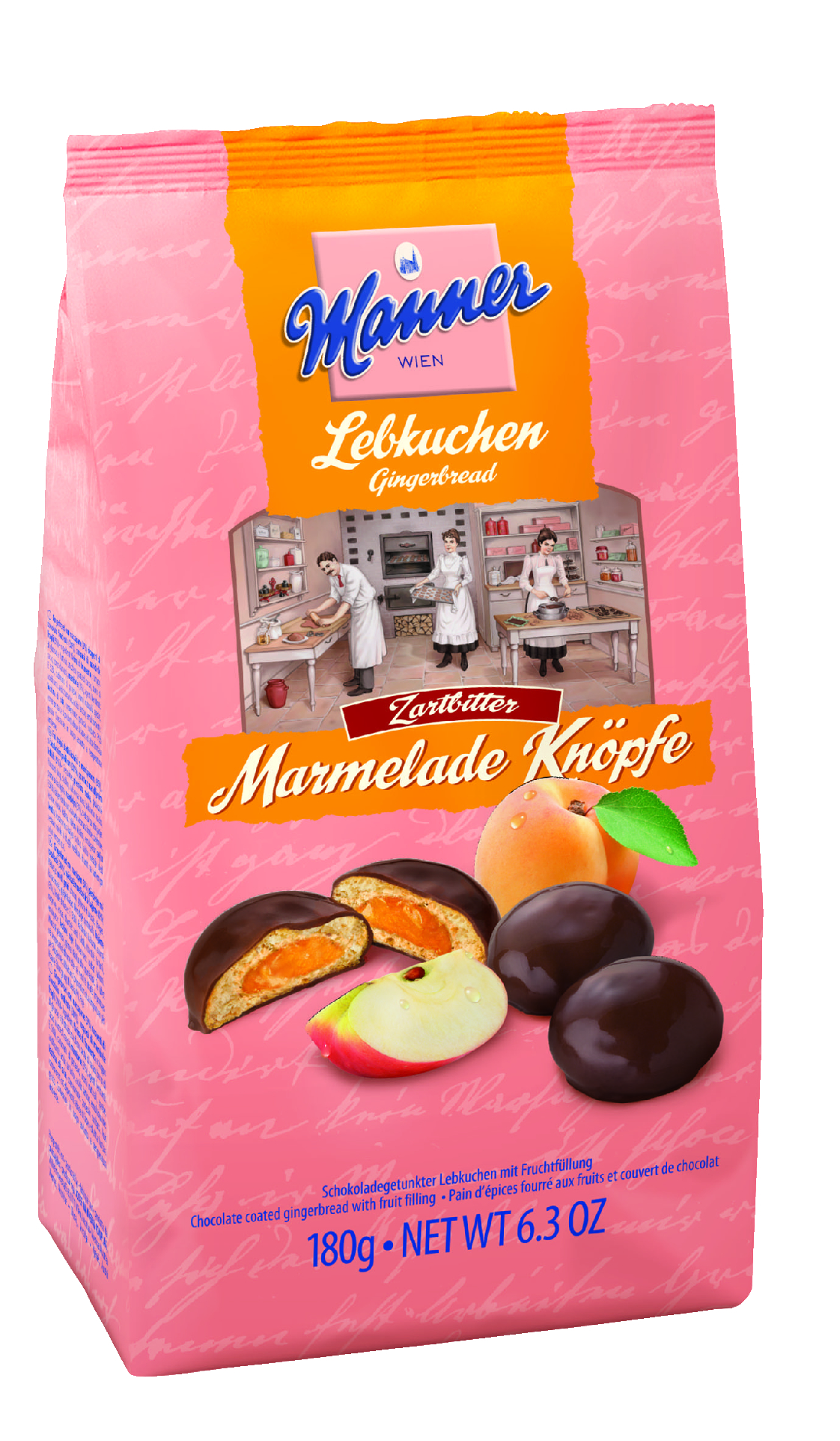 Manner Pierniczki Z Nadzieniem Morelowo-jabłkowym
