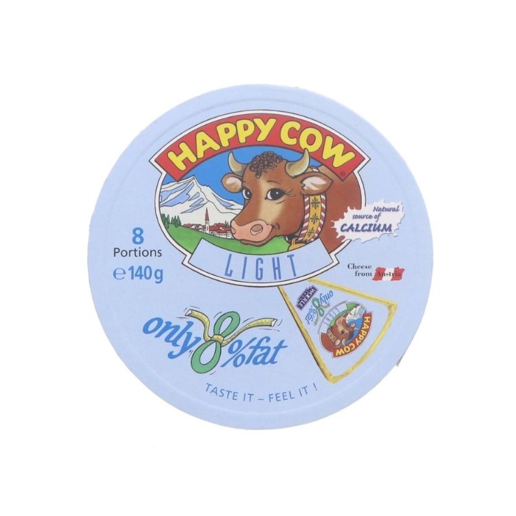 Happy Cow Cheese Triangles Light 140gr