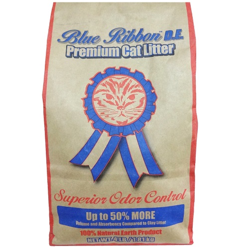 Blue Ribbon Cat Litter 4lbs-whole