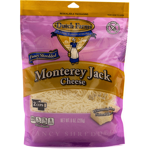 Dutch Farms Fancy Shredded Monterey Jack Cheese