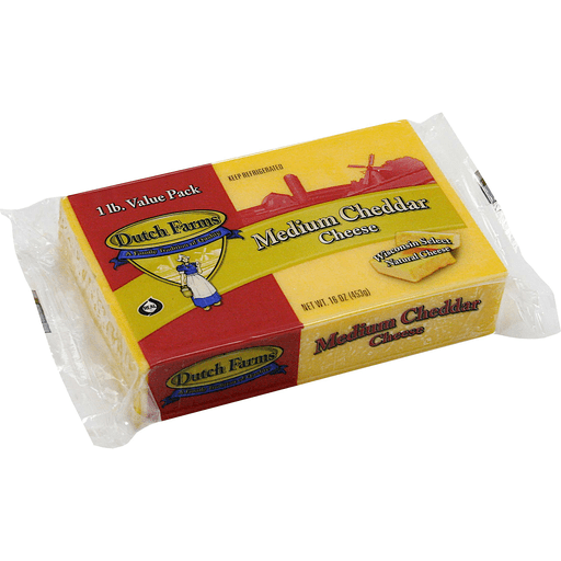 Dutch Farms Medium Cheddar Cheese Bar