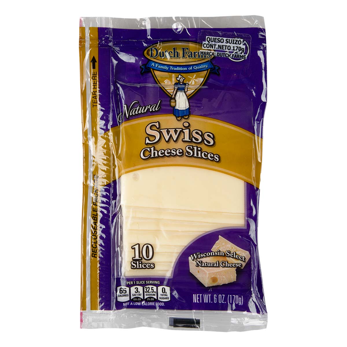 Dutch Farms Swiss Cheese Slices