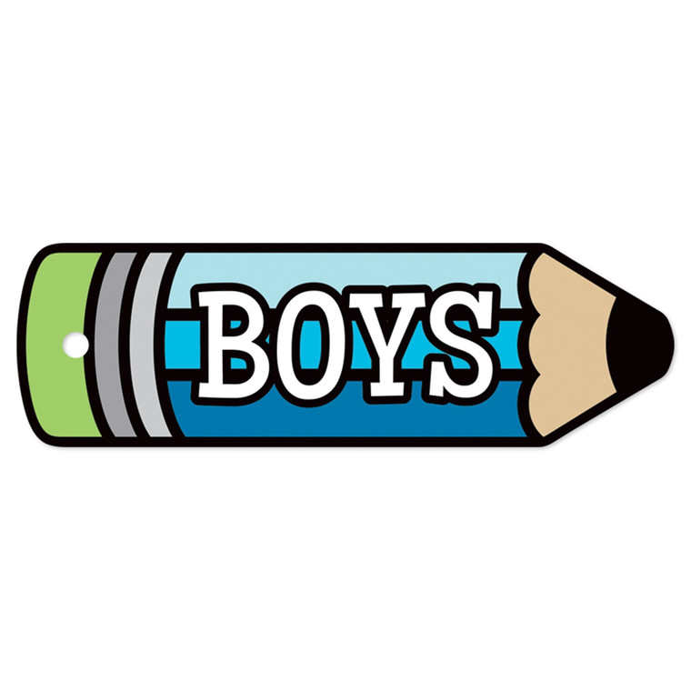 Top Notch Teacher Products TOP10112 Plastic Hall Pass Boys Pencil