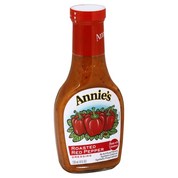 Annie's Gluten Free Natural Roasted Red Pepper Dressing 8 Fl Oz Bottle