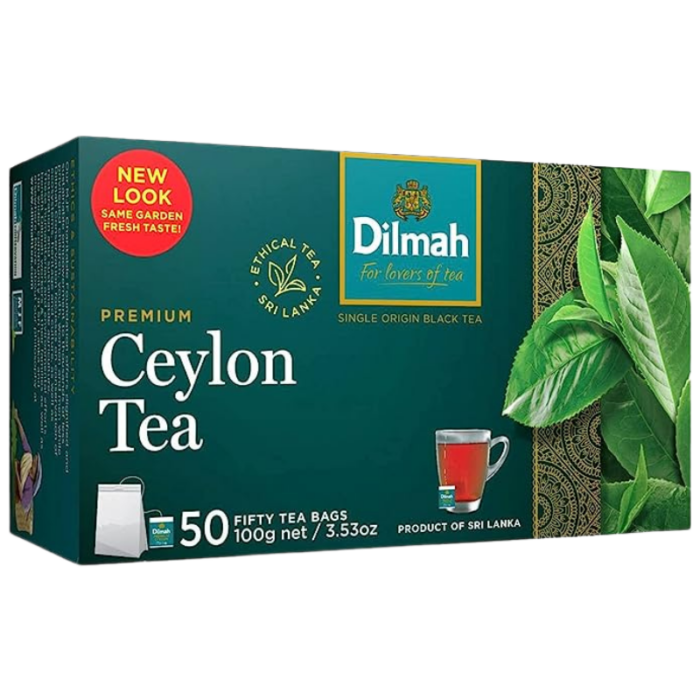 Dilmah, Ceylon Tea, 100g (50 Tea Bags)