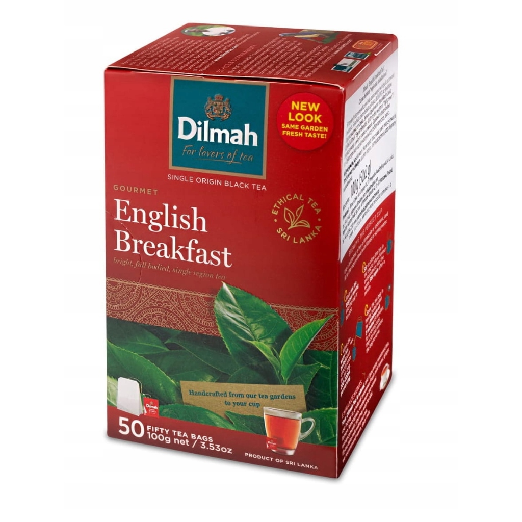 Dilmah English Breakfast 50 Tea Bags 100G