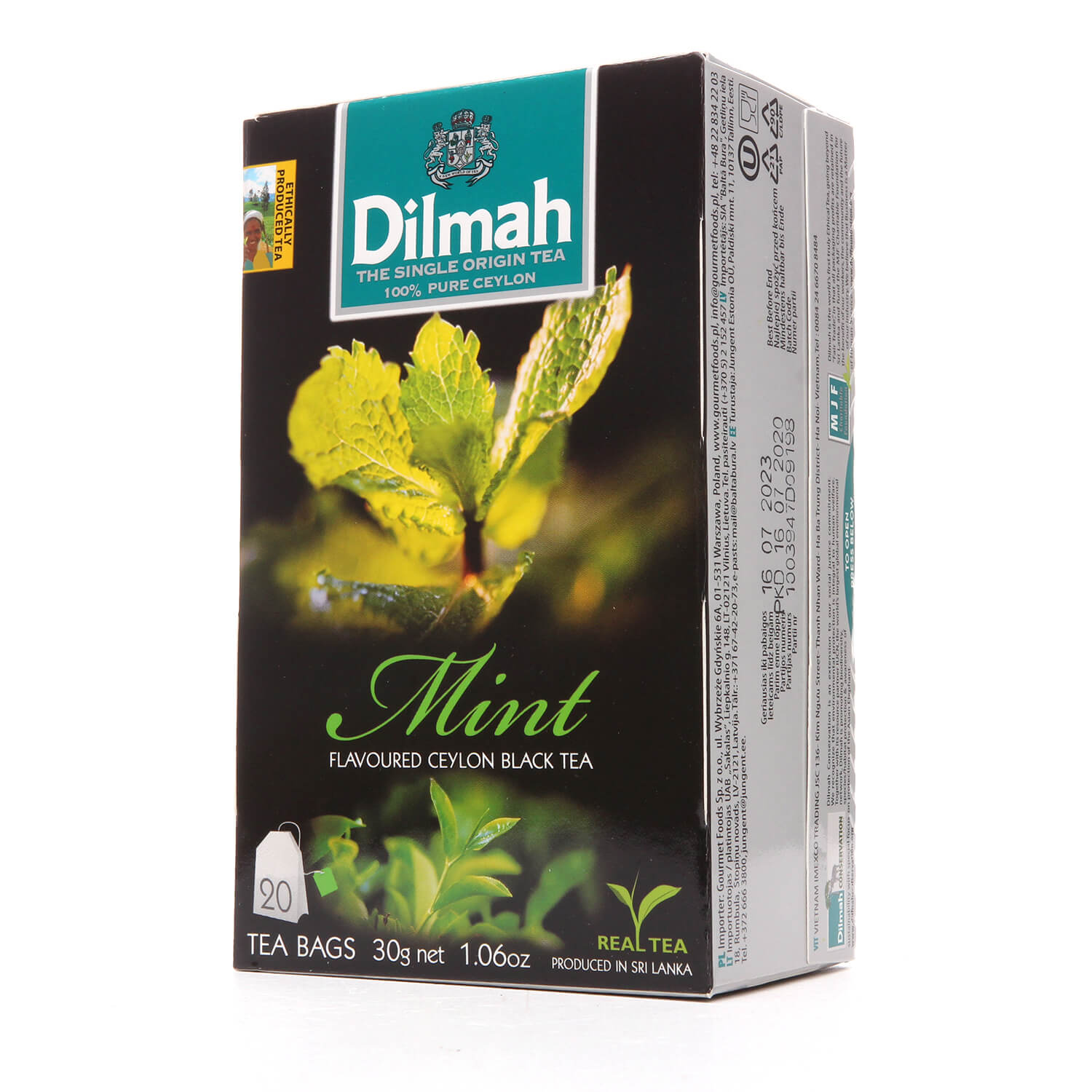 Dilmah Mint Flav Black Tea 30G