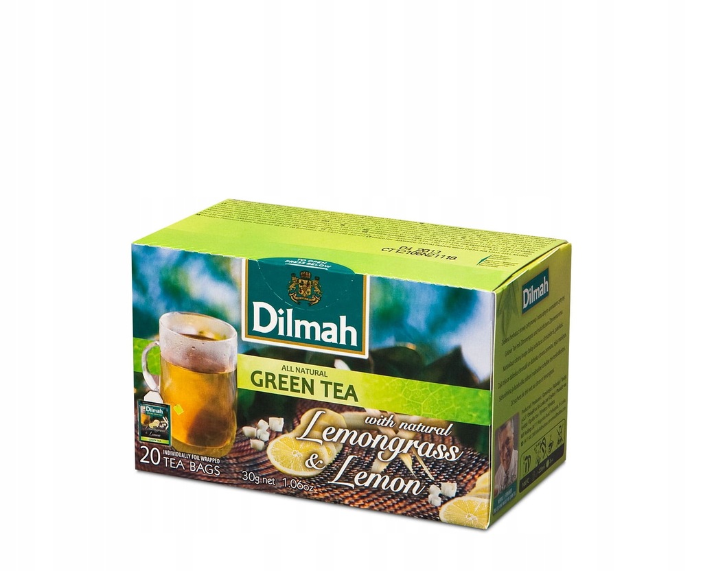 Dilmah Green Tea Lemongrass & Lemon 20 Tüte